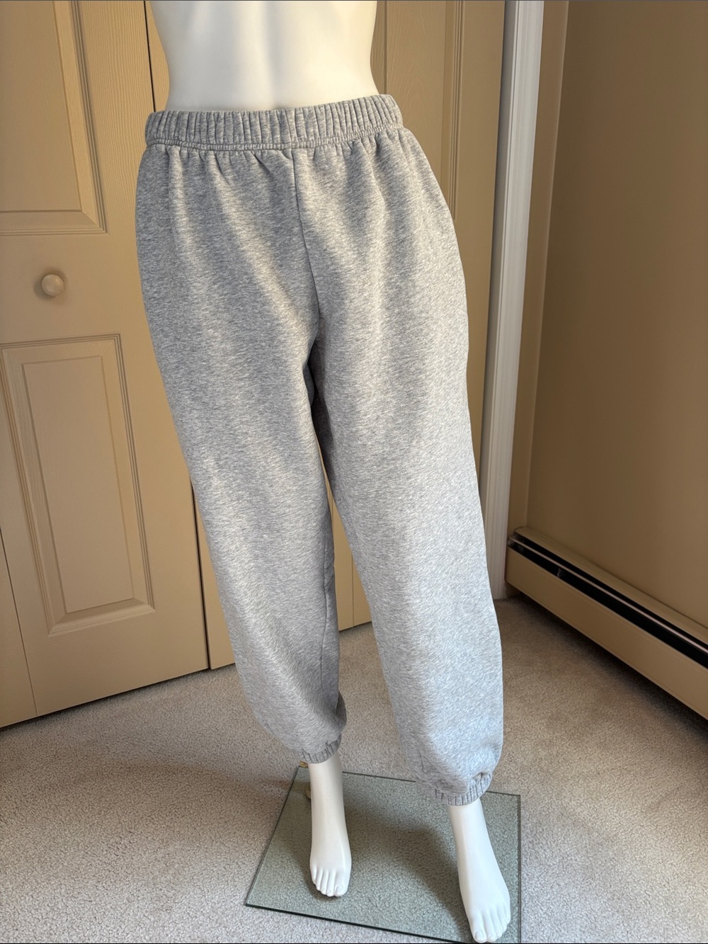 EDIKTED heather gray joggers